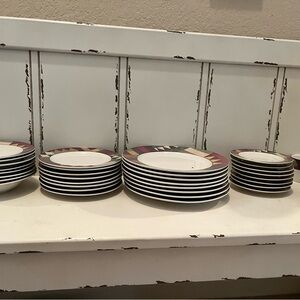 MIKASA STUDIO NOVA PALM DESERT vintage dinnerware full set of 8